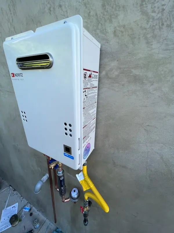 Tankless water heater installation for West March homes